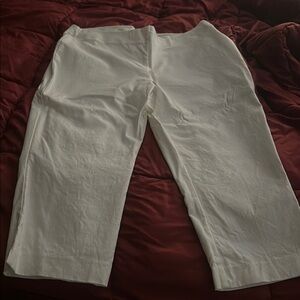 White Wide-Leg Pants